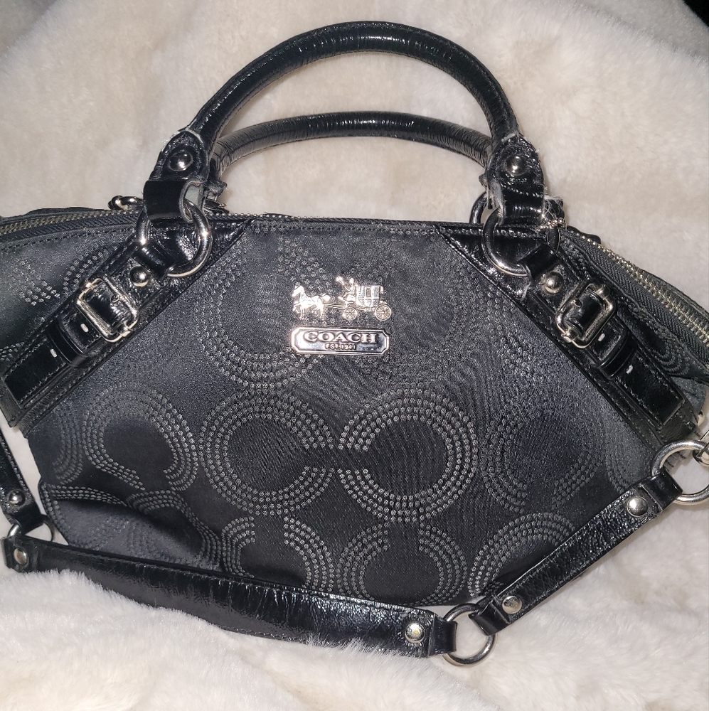 Coach Op ART Dotted Sophia Satchel